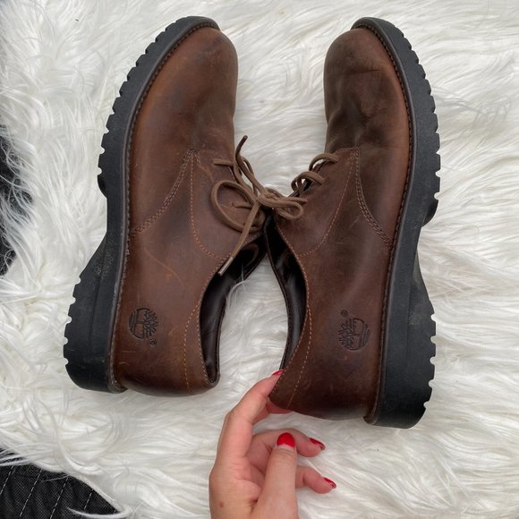 Timberland Leather Lace Up Comfort Oxford Shoes main image 6